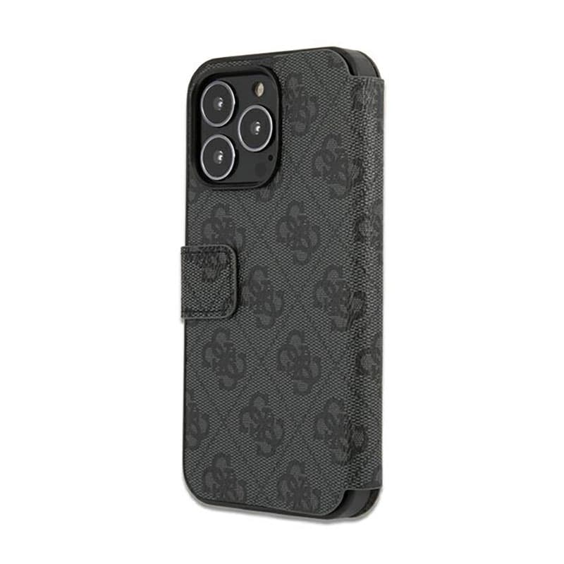 Guess Booktype 4G Big Metal Logo - Case for iPhone 13 Pro Max (Grey) 4