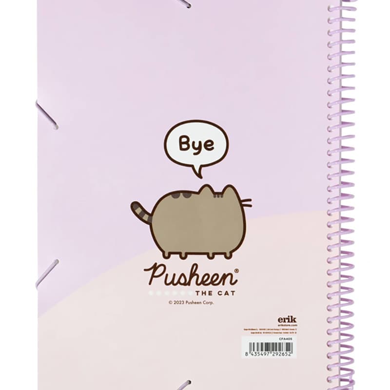 Pusheen - A4 binder with elastic band + 30 clear pockets 3
