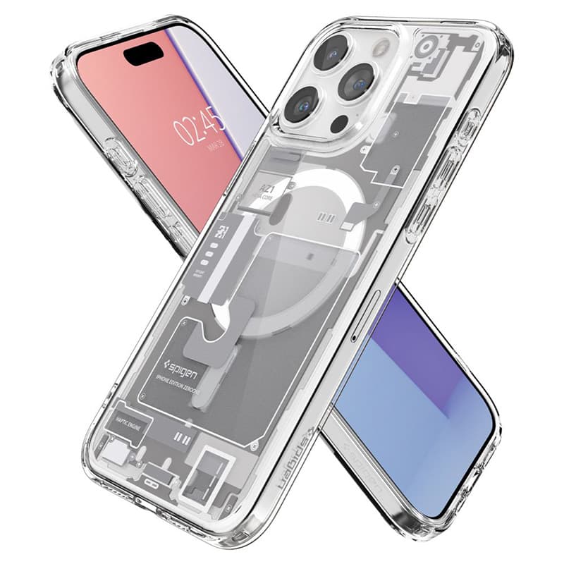 Spigen Ultra Hybrid MagSafe - Case for iPhone 15 Pro (Zero One White) 8
