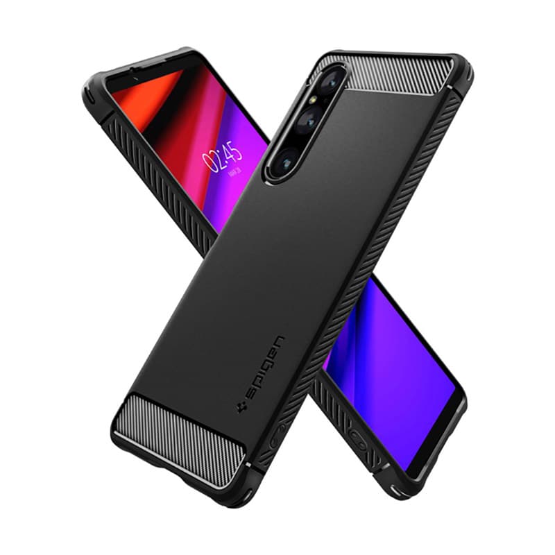 Spigen Rugged Armor - Case for Sony Xperia 1 V (Black) 7