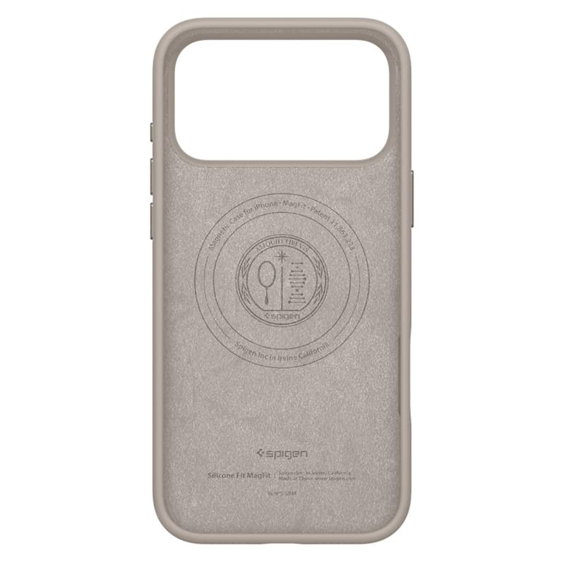 Spigen Silicone Fit Mag MagSafe - Case for iPhone 17 Pro Max (Stone) 3