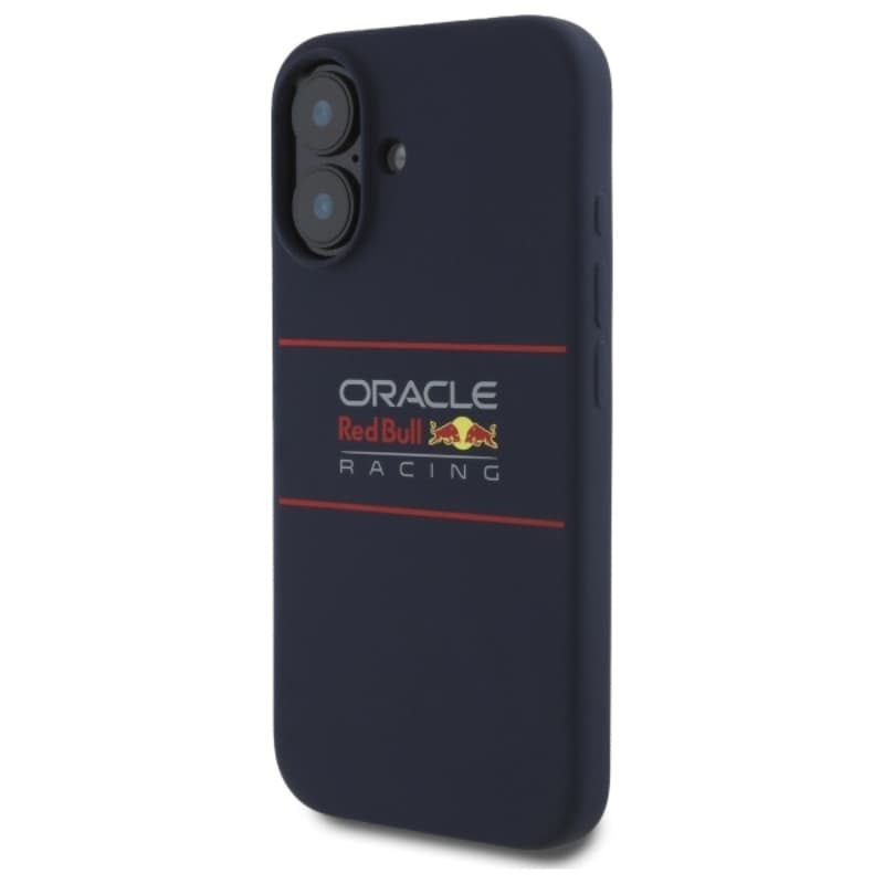 Red Bull Silicone Horizontal Logo MagSafe - iPhone 16 Plus Case (Navy Blue) 2