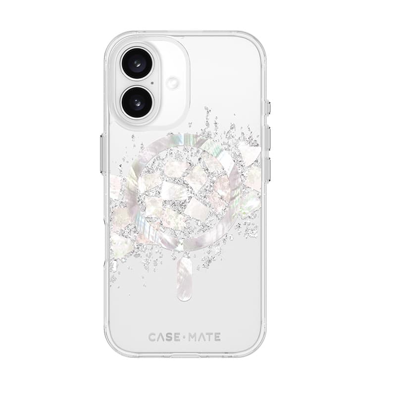 Case-Mate Karat MagSafe - Case for iPhone 16 with Pearl Inlay (A Touch of Pearl) 2