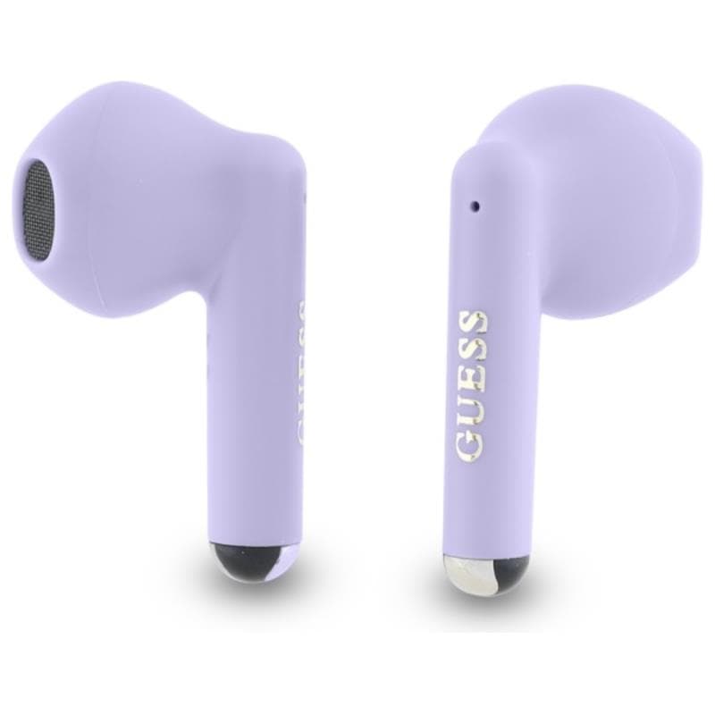 Guess Printed Classic Logo - Bluetooth TWS Headphones + Charging Case (Purple) 2