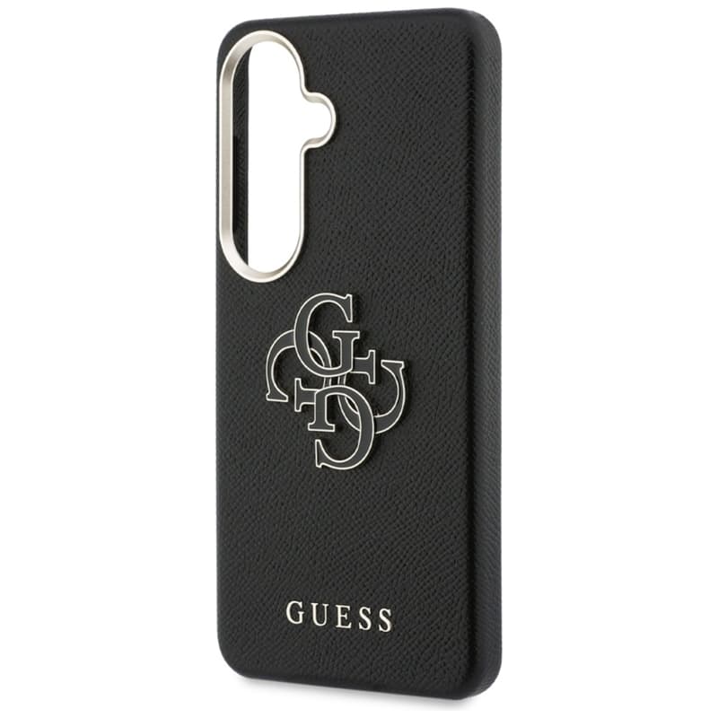 Guess Grained Big 4G Metal Logo - Samsung Galaxy S26 Case (Black) 6