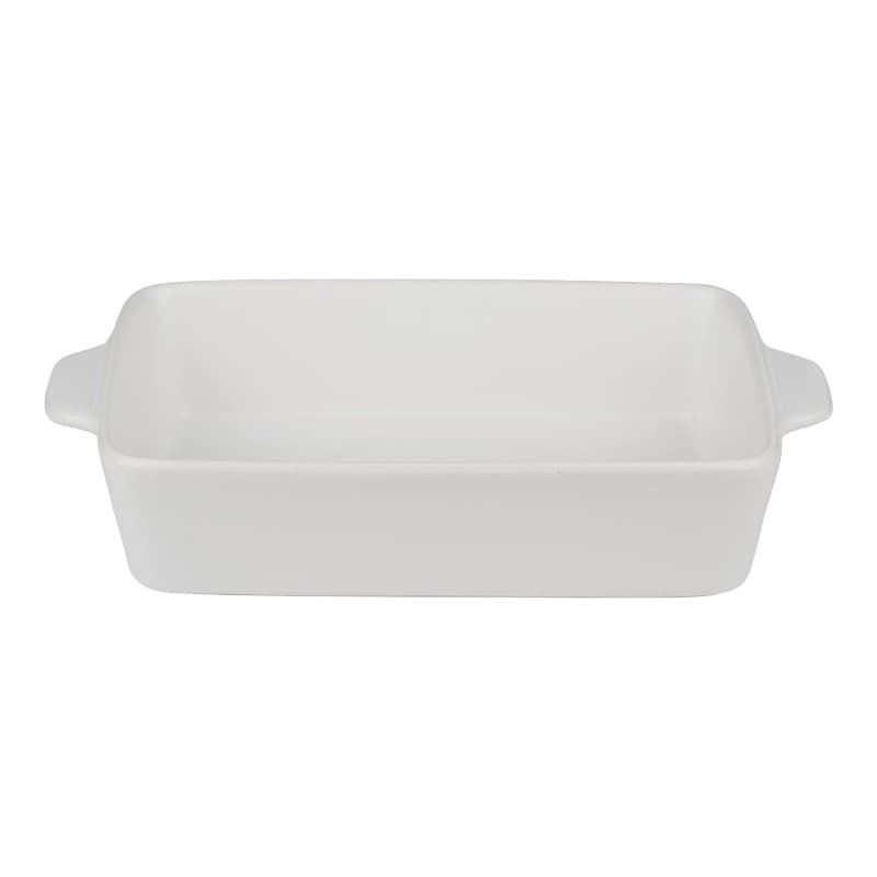 Alpina - Ceramic rectangular ovenproof dish 28x18x6 cm (white) 2