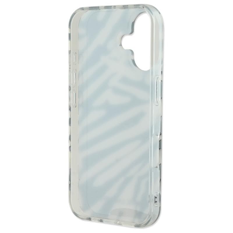 Karl Lagerfeld IML Zebra Pattern & Cord - Case for iPhone 16 (black) 6