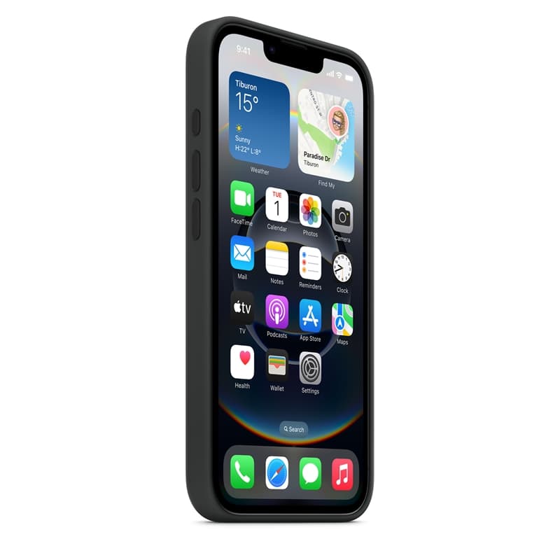 Apple Silicone Case – Silicone Case with MagSafe for iPhone 16e (Black) 3