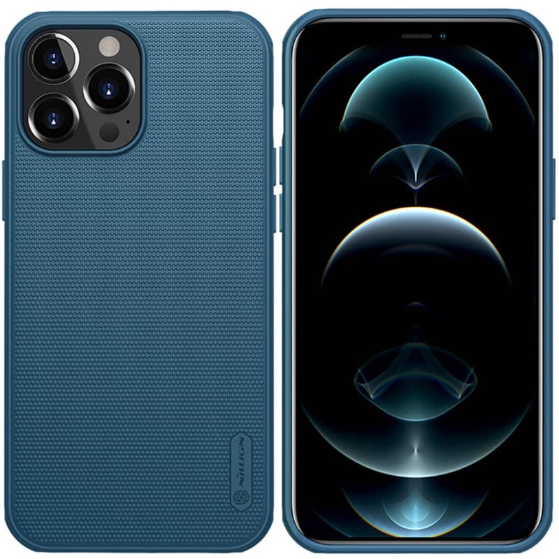 Nillkin Super Frosted Shield Pro - Case for Apple iPhone 13 Pro Max (Blue) 1
