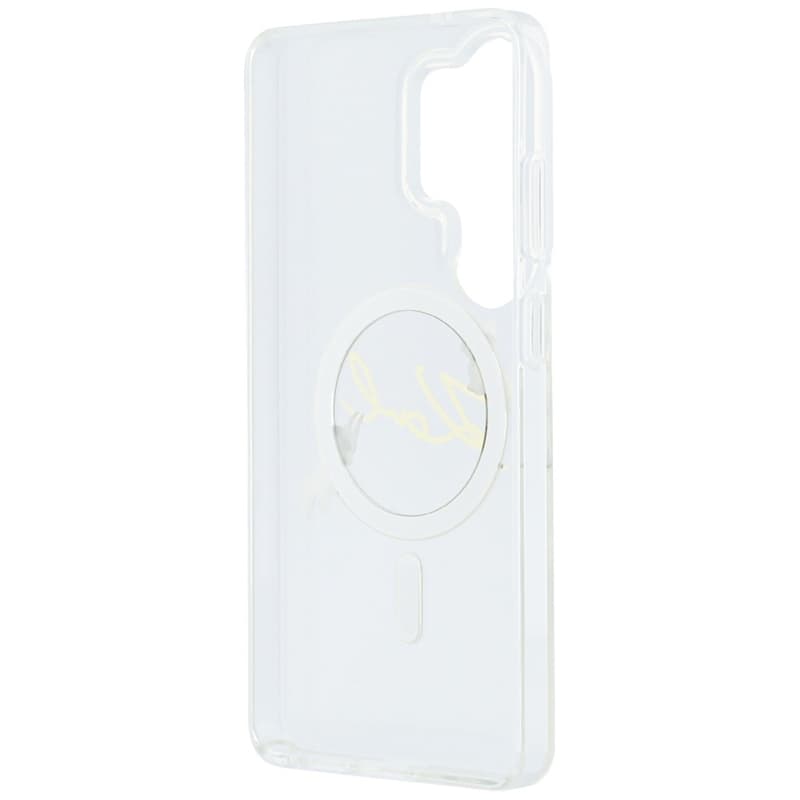 Karl Lagerfeld IML KC Script MagSafe - Samsung Galaxy S26 Ultra Case (Clear) 7