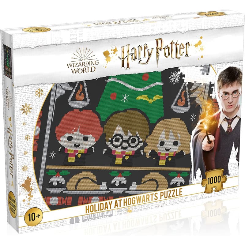Harry Potter - 1000-piece puzzle in a decorative box (Holidays at Hogwarts)