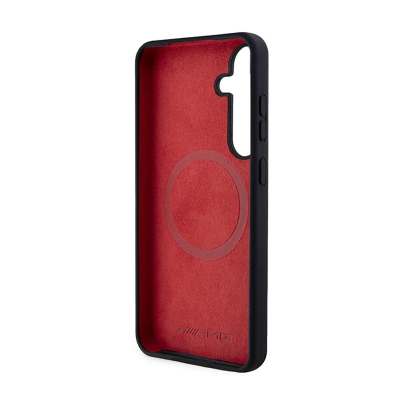 AMG Silicone Carbon Pattern MagSafe - Case for Samsung Galaxy S24 (black) 7