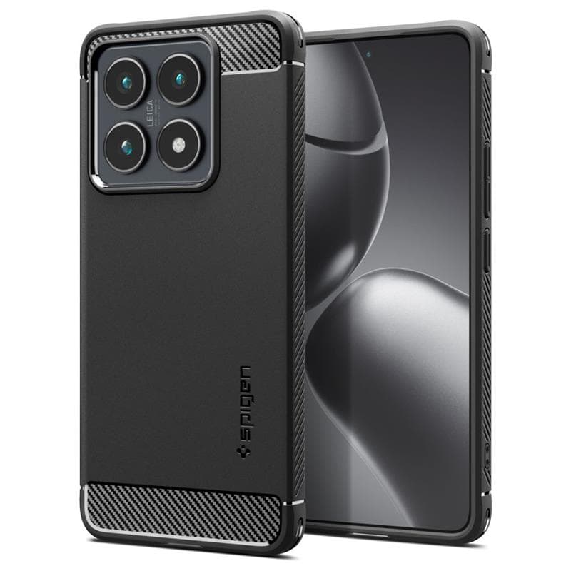 Spigen Rugged Armor - Case for Xiaomi 14T (Matte Black)