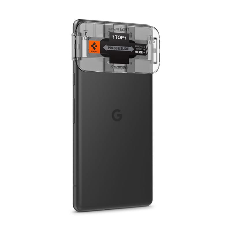 Spigen Optik.TR EZ Fit Camera Lens Protector 2-Pack - Lens protection glass for Google Pixel 7A (2-pack) (Black) 2