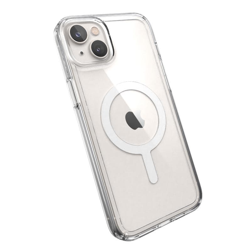 Speck Gemshell + MagSafe - Case for iPhone 15 Plus / iPhone 14 Plus with MICROBAN coating (Clear) 4