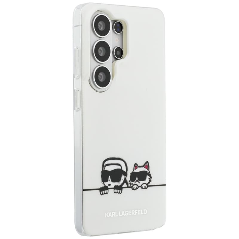 Karl Lagerfeld IML Peekaboo Karl & Choupette MagSafe - Samsung Galaxy S26 Ultra Case (Clear) 4