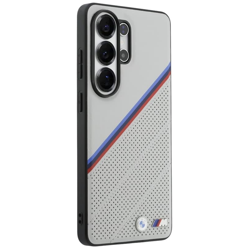 BMW Tricolor Metal Logo MagSafe - Samsung Galaxy S26 Ultra Case (Gray) 4