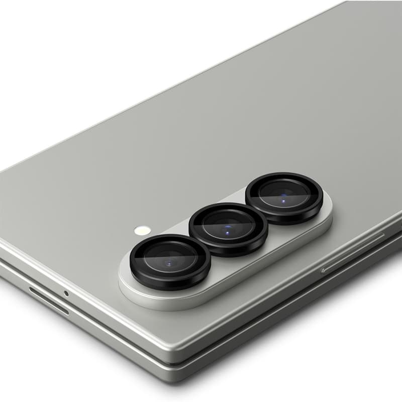 Spigen Optik Pro HD GLAS.TR EZ Fit Camera Protector 2-Pack - Lens Protector for Samsung Galaxy Z Fold 7 (2 pcs)(Black) 4