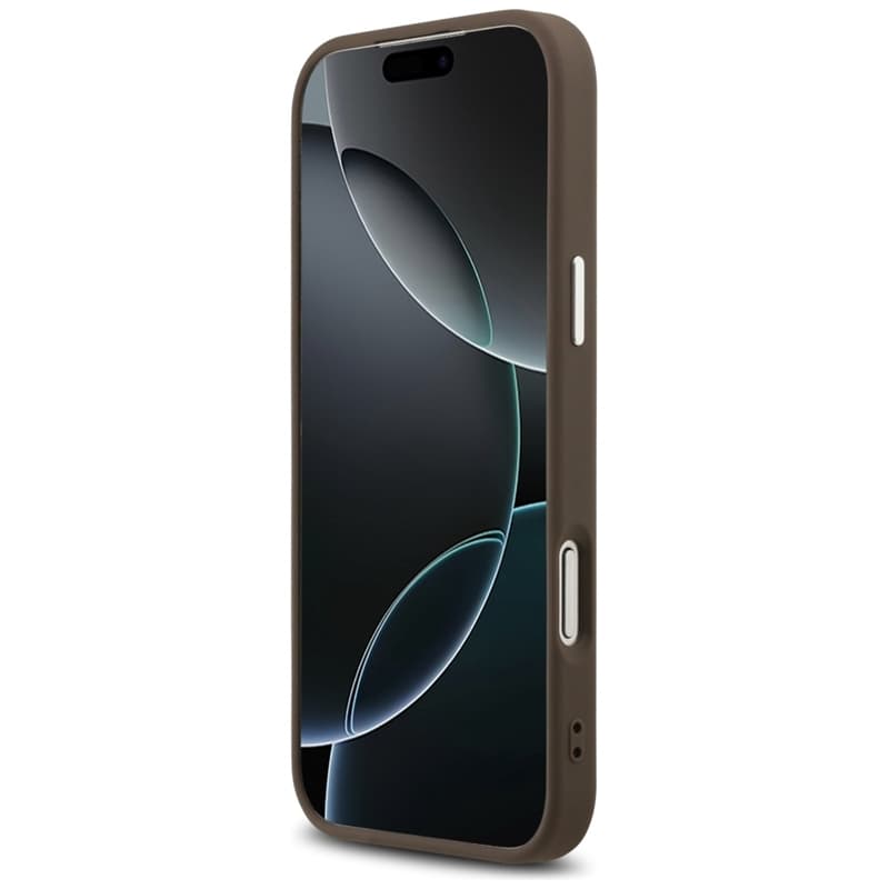 Guess 4G Big 4G Classic Logo - Case iPhone 17 Pro Max (Brown / Silver) 5