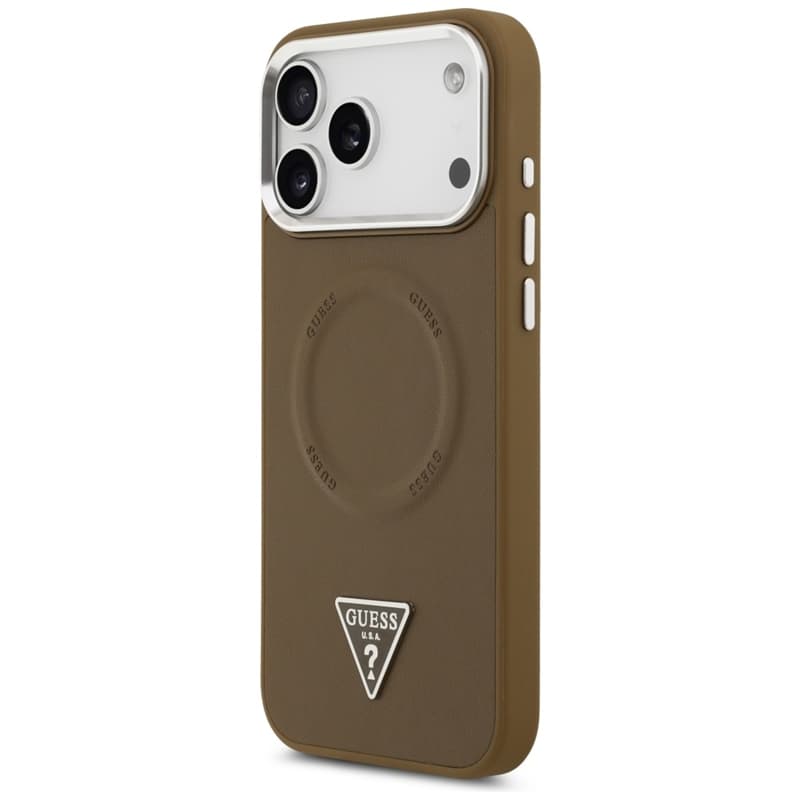 Guess Triangle Logo MagSafe - Case iPhone 17 Pro (Brown) 2