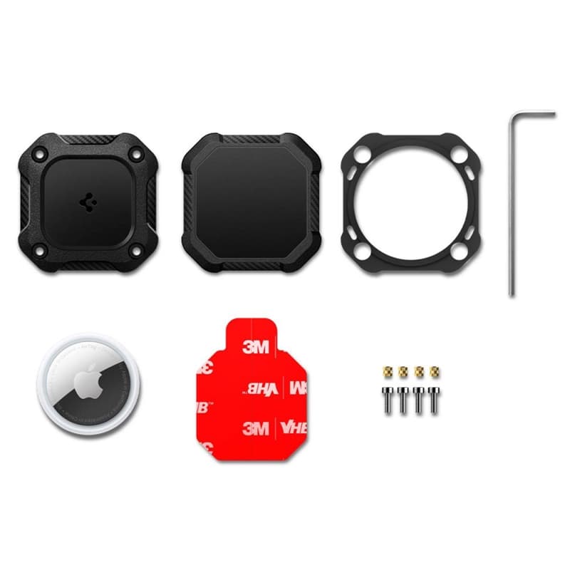 Spigen Tough Armor 4-Pack - Case for Apple AirTag 1 / 2 (Black) (4 pcs) 8