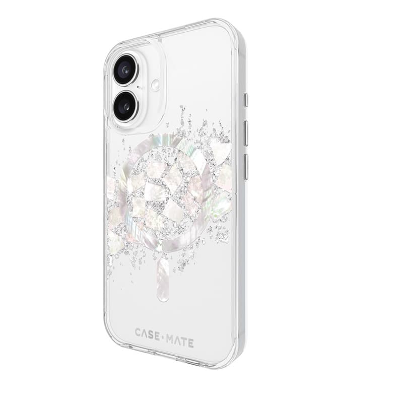Case-Mate Karat MagSafe - Case for iPhone 16 with Pearl Inlay (A Touch of Pearl) 4