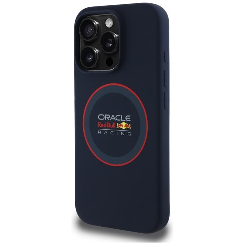 Red Bull Silicone Red Ring MagSafe - iPhone 16 Pro Max Case (Navy Blue) 2