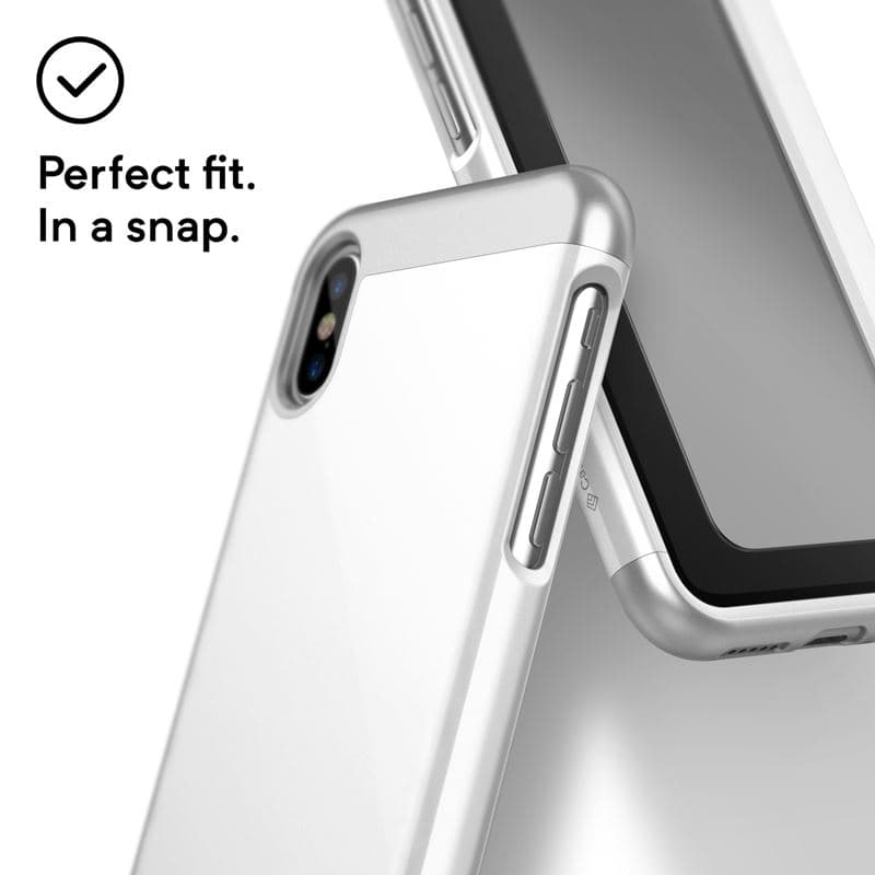 Caseology Savoy Case for iPhone Xs / X (White) 5