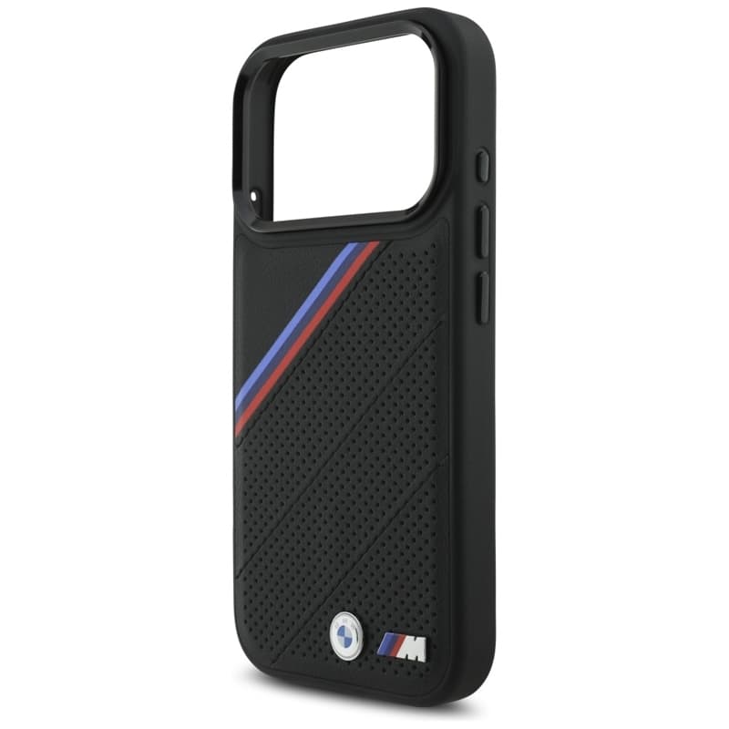 BMW M Tricolor Metal Logo MagSafe - iPhone 17 Pro Case (Black) 6