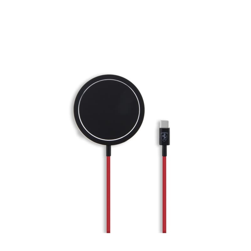 Ferrari MagSafe Shield Logo - MagSafe 15W inductive charger (black) 3