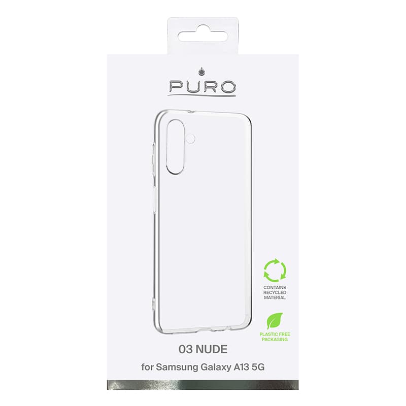 PURO 0.3 Nude - Environmental case for Samsung Galaxy A13 5G (transparent) 2