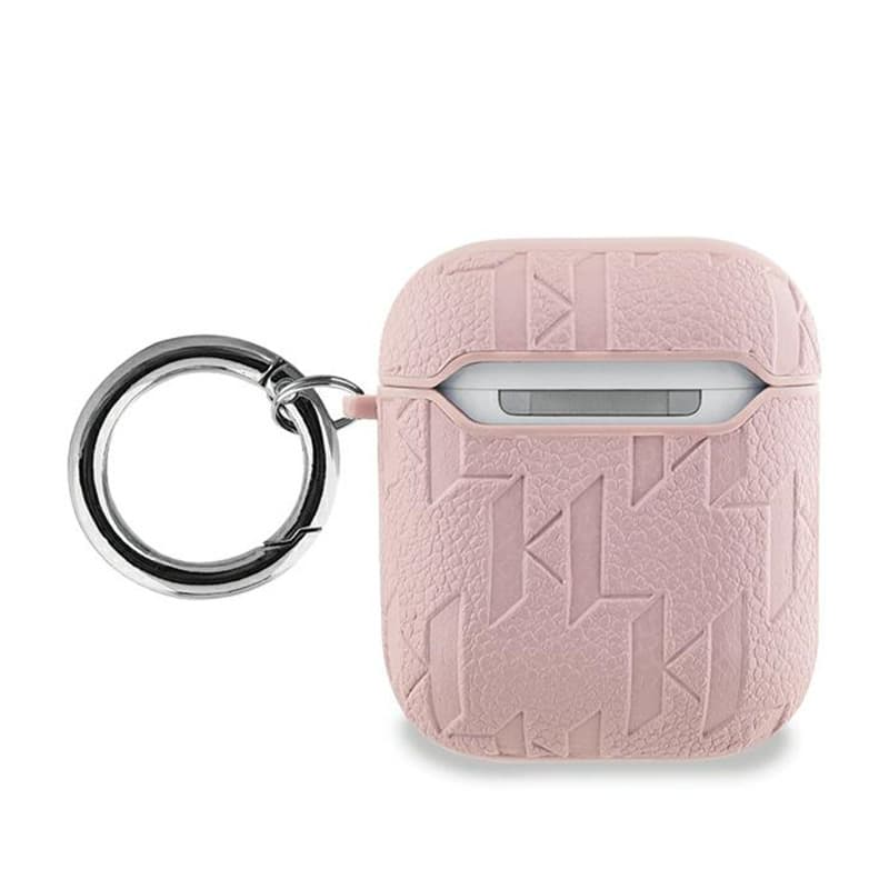 Karl Lagerfeld Monogram Choupette Head - AirPods 1/2 gen Case (pink) 2