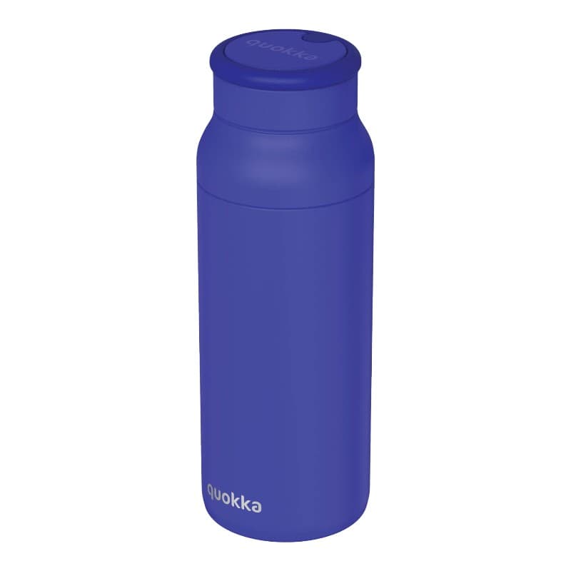 Quokka Echo - 690ml Stainless Steel Bottle with Silicone Handle (Dusk Blue)