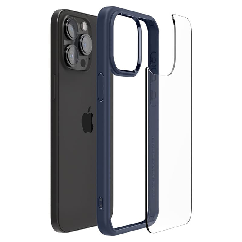 Spigen Ultra Hybrid - Case for iPhone 15 Pro (Navy Blue) 8