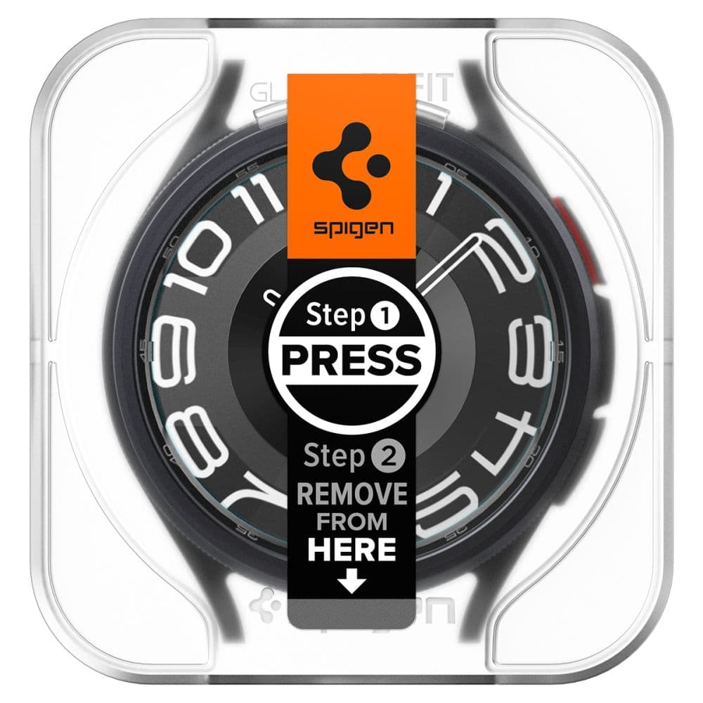 Spigen GLAS.TR EZ FIT 2-Pack - Tempered glass for Samsung Galaxy Watch 6 Classic 43 mm (2 pcs) 2