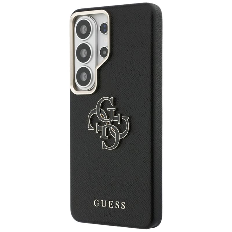 Guess Grained Big 4G Metal Logo - Samsung Galaxy S26 Ultra Case (Black) 2