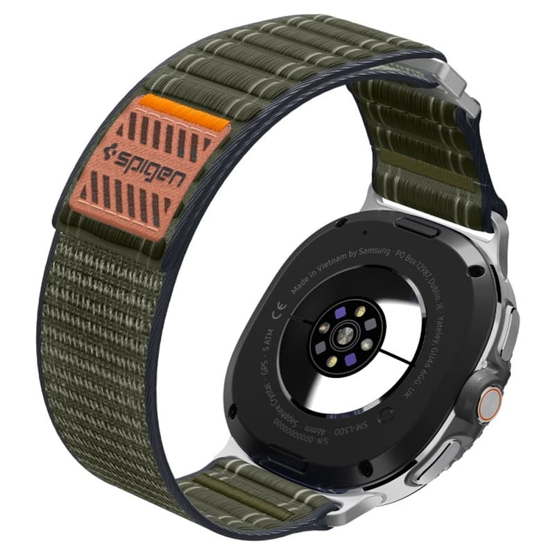 Spigen WBF0 Band - Strap for Samsung Galaxy Watch 8 / 8 Classic 40 / 44 / 46 mm (Green) 8