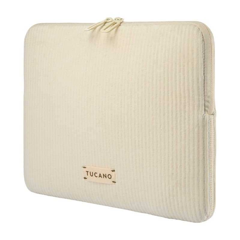 TUCANO Velluto 2 - Cover for MacBook Air 13" (M5/M4/M3/M2/M1/2026-2018) / Pro 13" / Laptop 12" (cream) 2