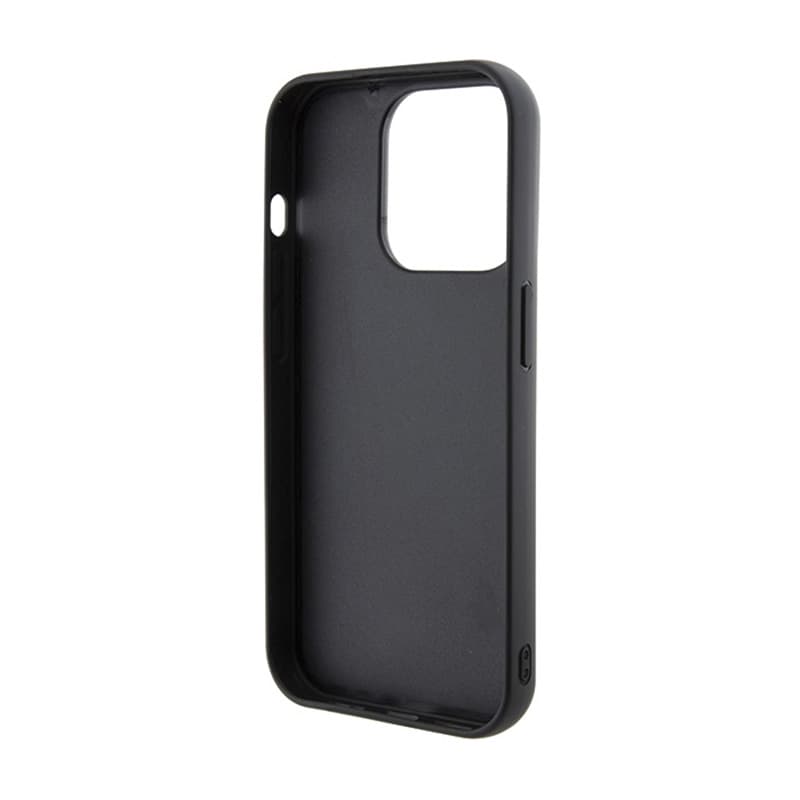 Karl Lagerfeld Gripstand Saffiano Karl & Choupette Pins - iPhone 15 Pro Max Case (Black) 8