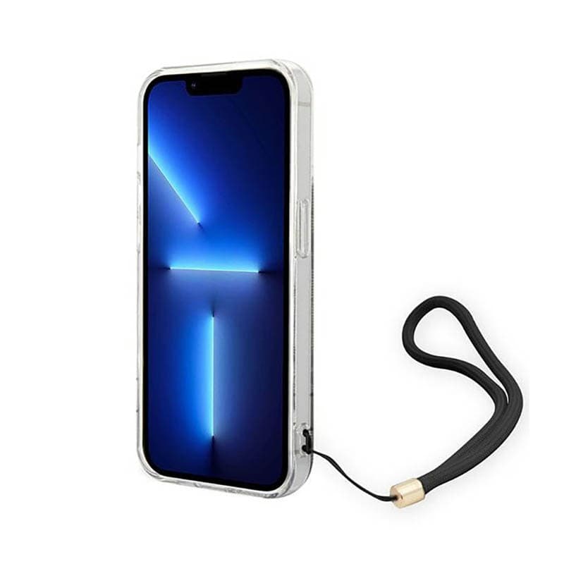 Guess 4G Print Cord - Case for iPhone 14 Pro Max (Brown) 4