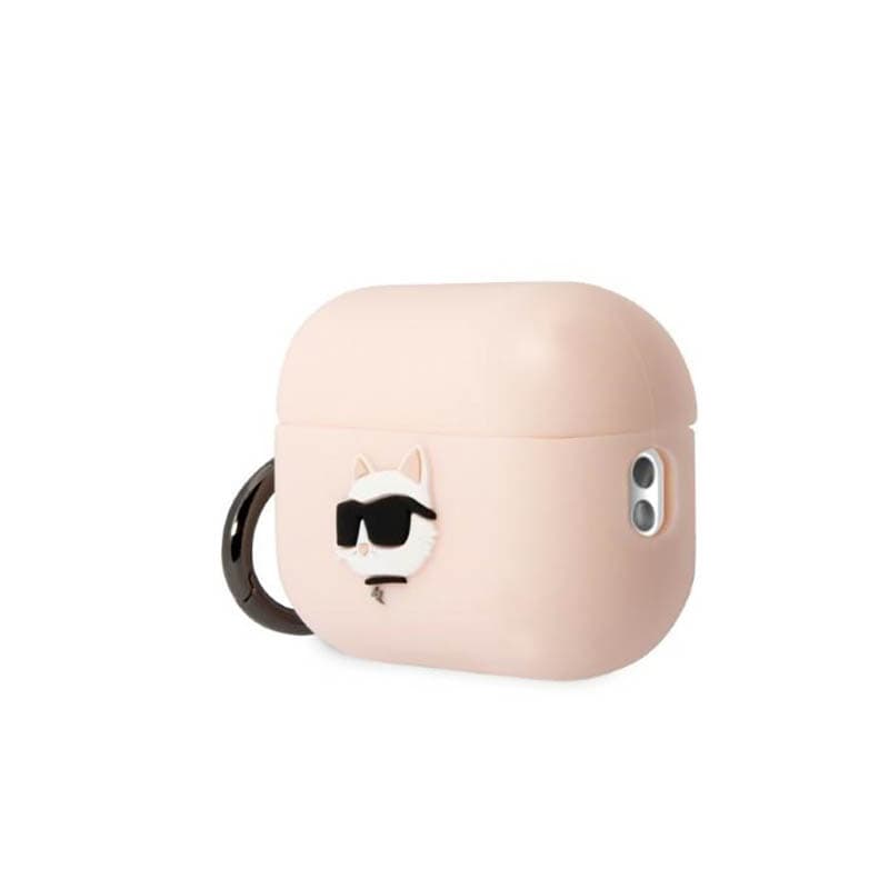 Karl Lagerfeld Silicone NFT Choupette Head 3D - AirPods Pro 2 Case (pink) 3