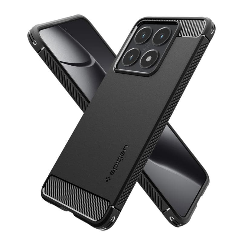 Spigen Rugged Armor - Case for Xiaomi 14T Pro (Matte Black) 7