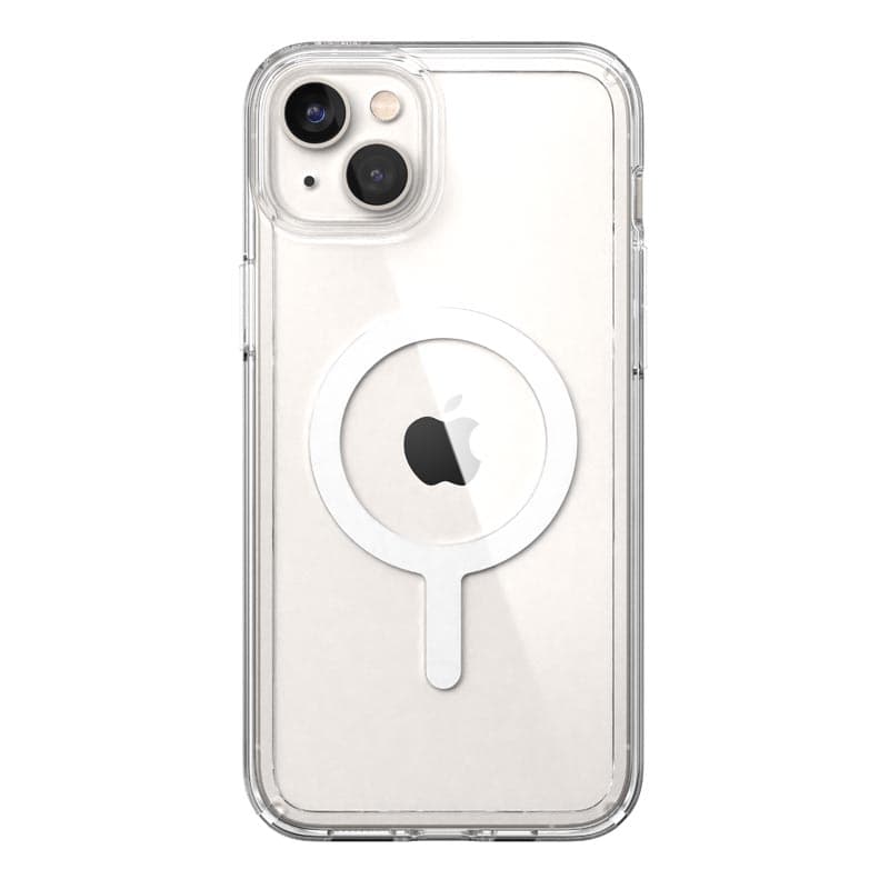 Speck Gemshell + MagSafe - Case for iPhone 15 Plus / iPhone 14 Plus with MICROBAN coating (Clear) 6