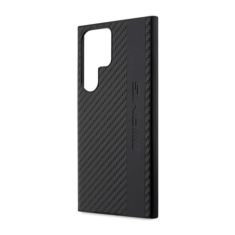 AMG Carbon Stripe & Embossed - Case for Samsung Galaxy S23 Ultra (Black) 6