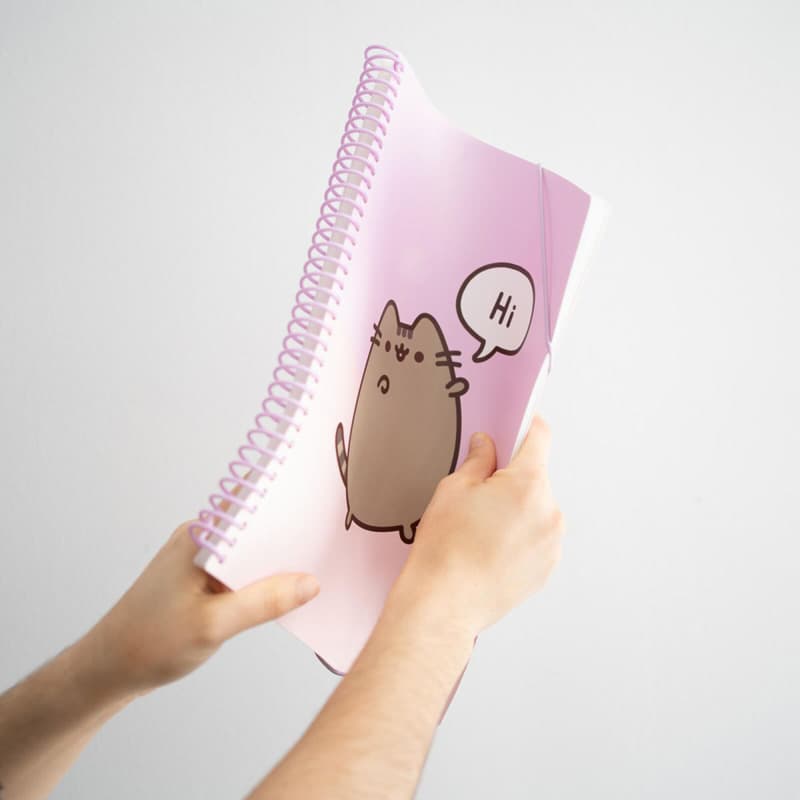 Pusheen - A4 binder with elastic band + 30 clear pockets 7