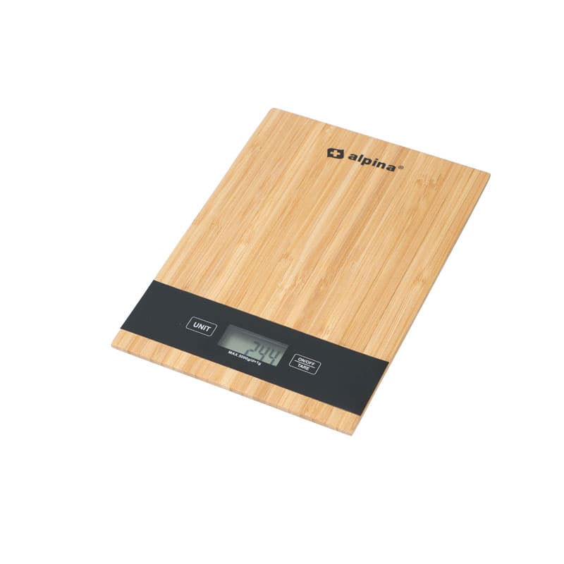 Alpina - Digital bamboo kitchen scale 5 kg 3