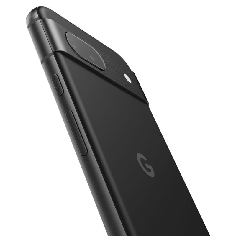 Spigen Optik.TR EZ Fit Camera Lens Protector 2-Pack - Lens protection glass for Google Pixel 8A (2 pcs) (Black) 4