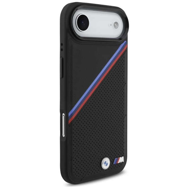 BMW M Tricolor Metal Logo MagSafe - iPhone Air Case (Black) 4