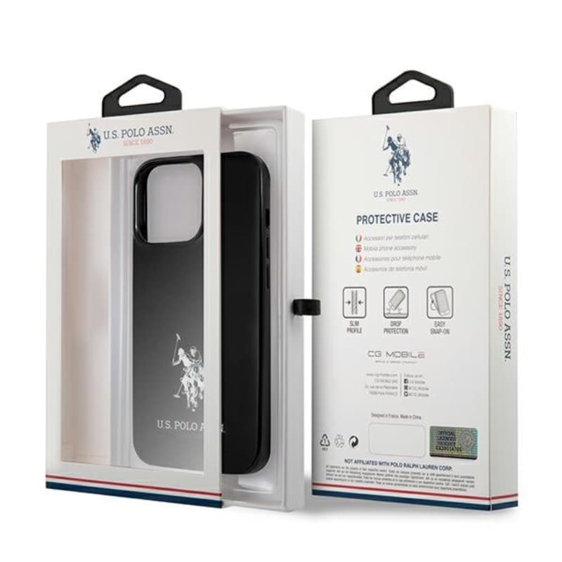 US Polo Assn Horses Logo - Case for iPhone 13 Pro Max (Black) 8