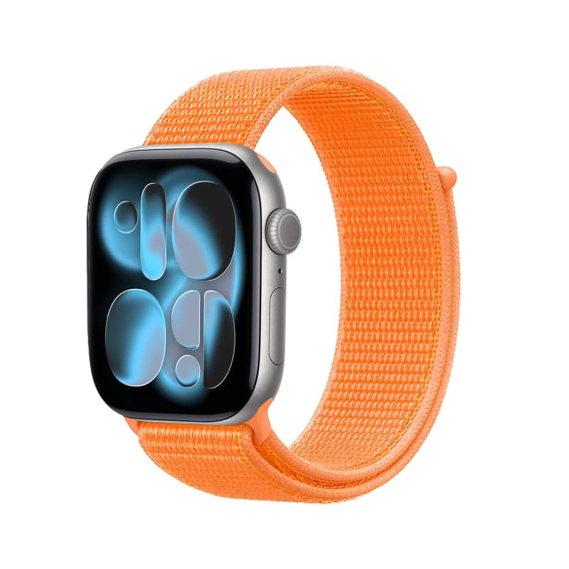 Crong Nylon - Sport Band for Apple Watch 38/40/41/42 mm (Tropical Orange) 7